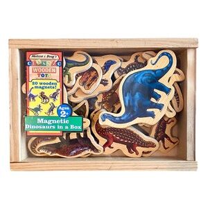 MELISSA & DOUG wooden magnetic dinosaurs